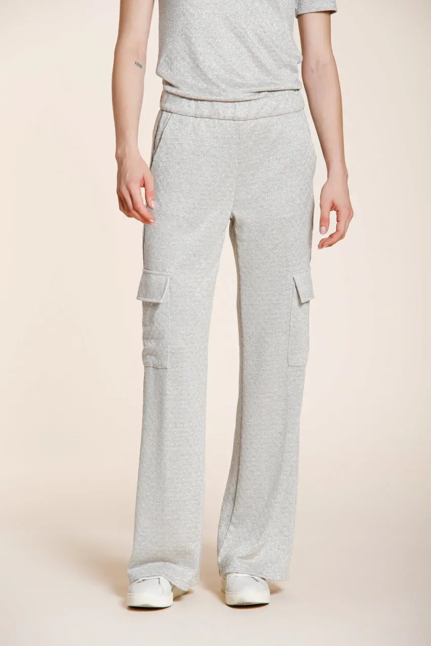 Mason's Easy Straight cargo joggerbukser sølv straight fit