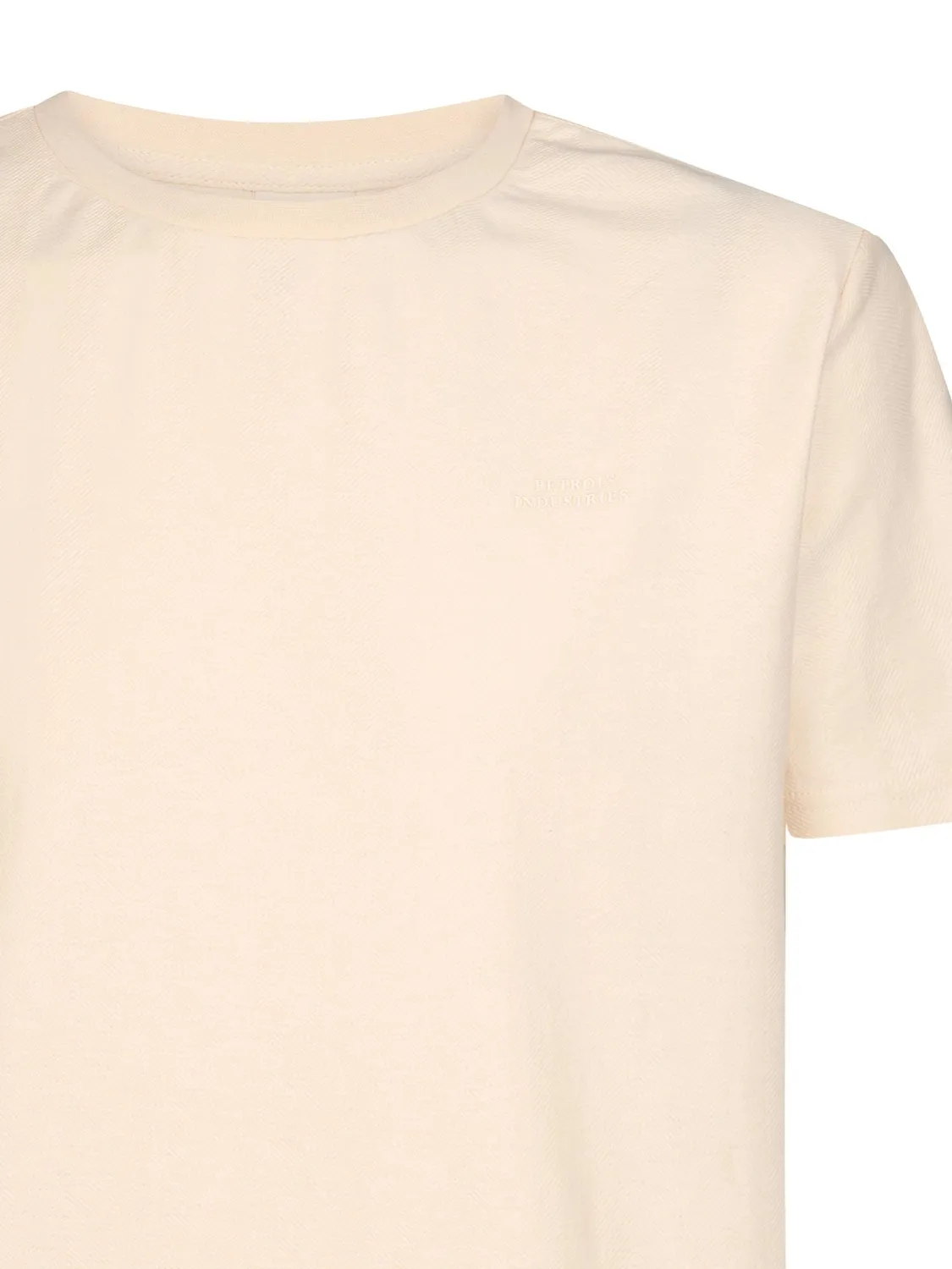 Petrol Industries Hayden t-shirt regular fit bomuld visgraat