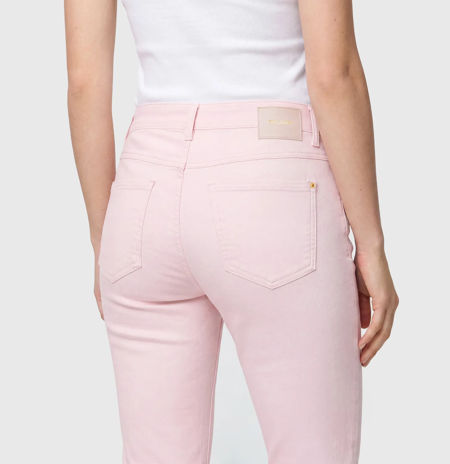 MAC Dream Cropped 5403 jeans rosa straight fit