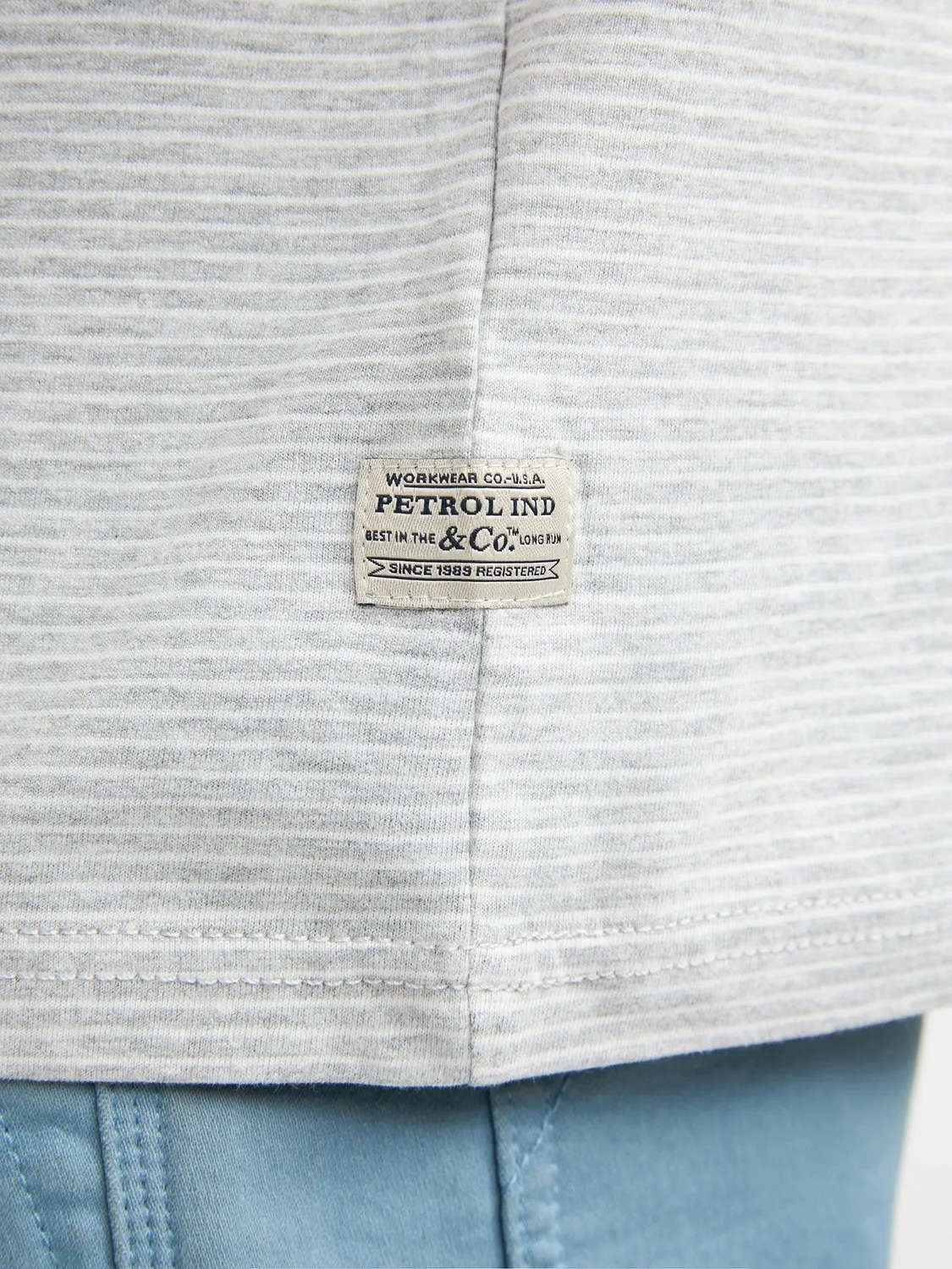 Petrol Industries Hierro T-shirt stribet normal pasform