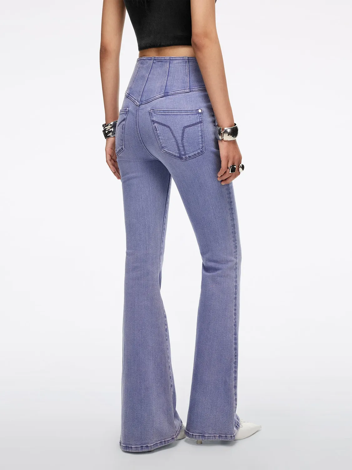 Miss Sixty Glenda Plus 5 flare jeans hyacinth stretch