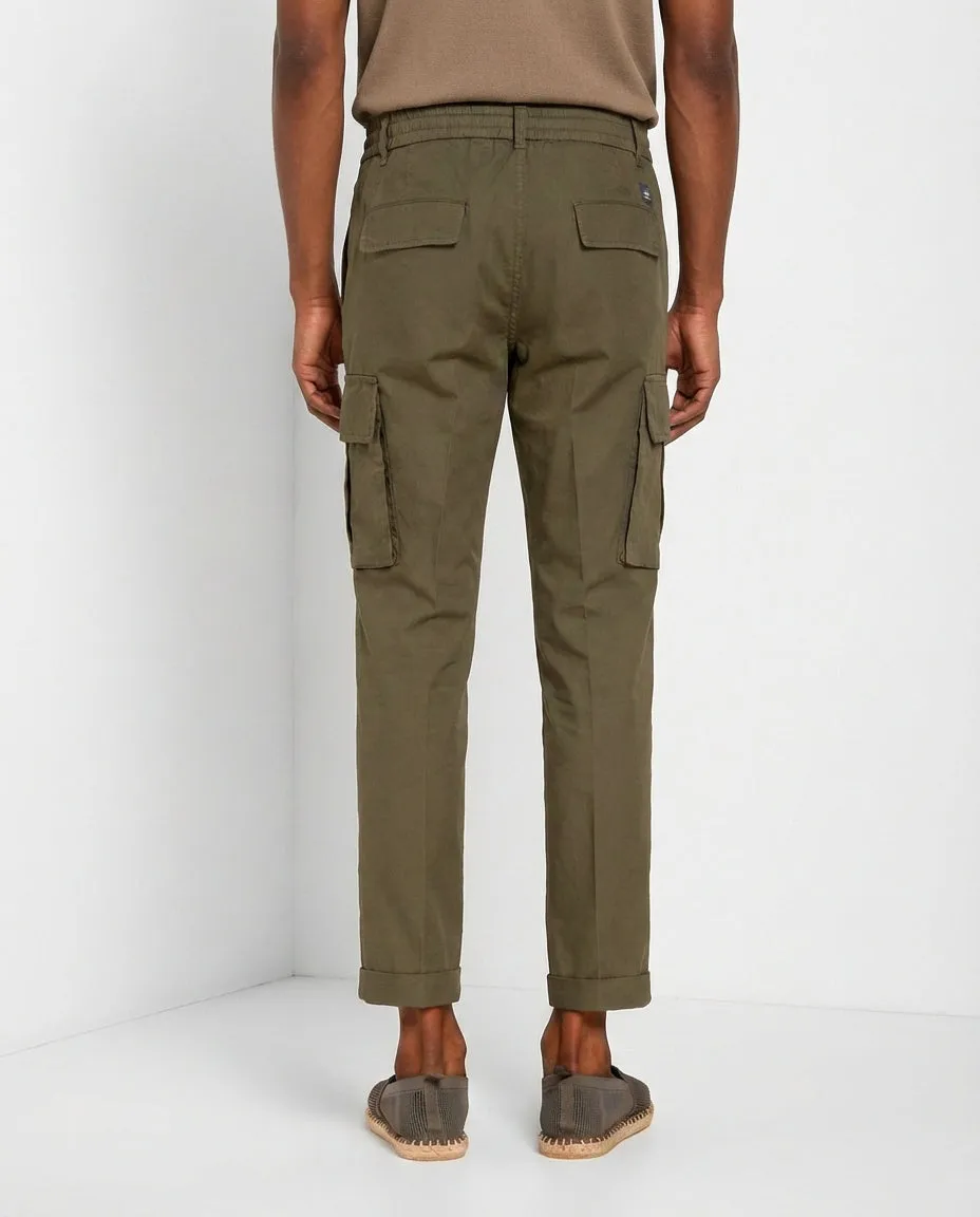 Mason's Chile Jogger cargo extra slim mørkegrøn