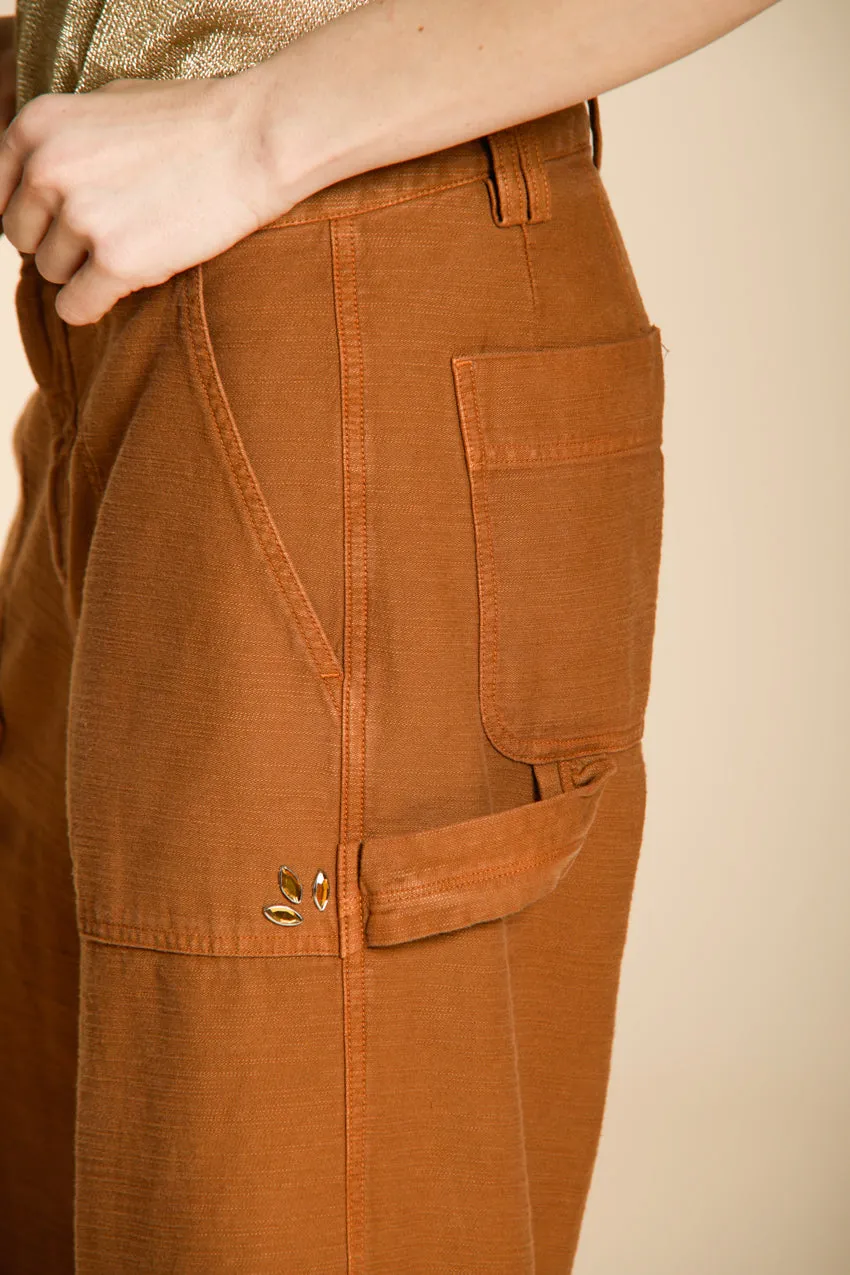 Mason's Dallas Wide cargo bukser rust straight fit