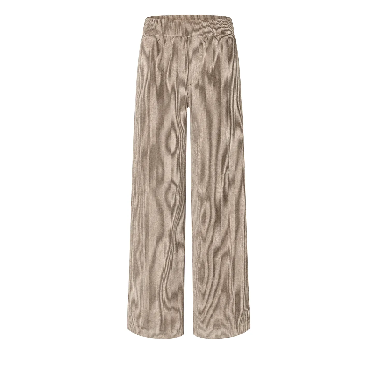 MAC Chiara Cropped fløjlsbukser brun wide fit