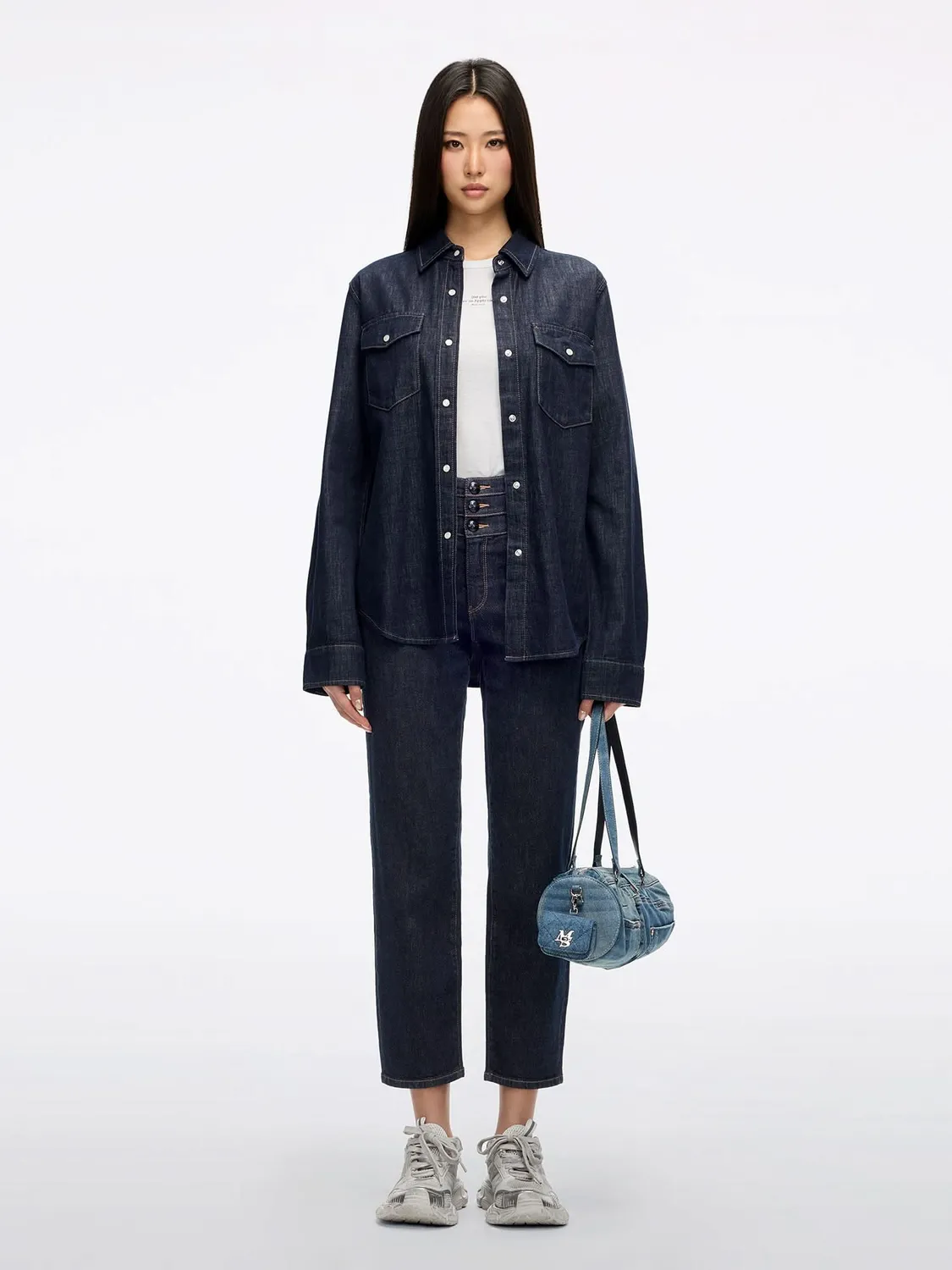 Miss Sixty straight jeans mørkeblå høj talje