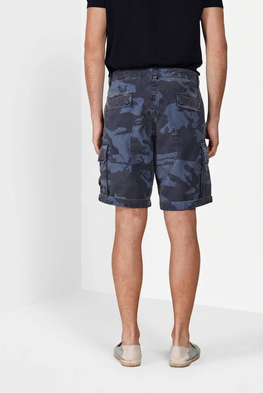 Mason's Chile M74 cargo shorts relaxed indigo