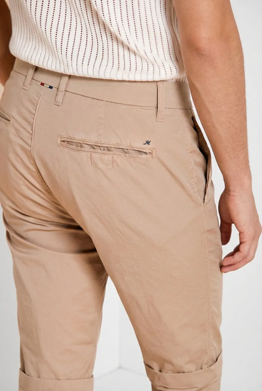 Mason's London chino-bermuda beige stretch regular
