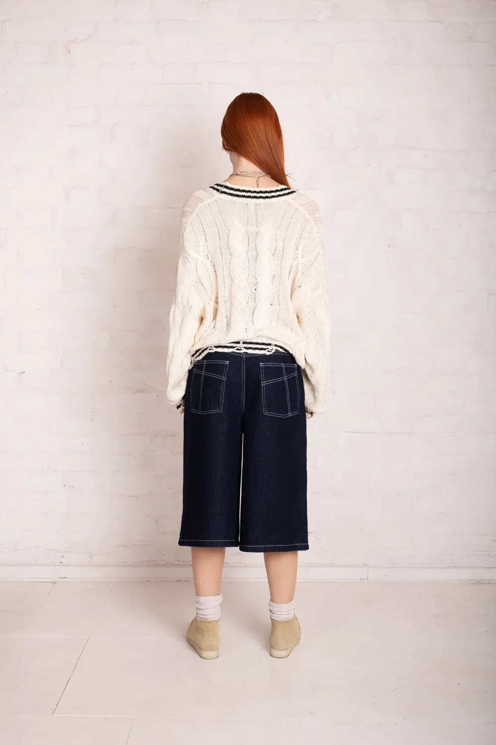 THE RAGGED PRIEST Release jorts indigo rinse baggy