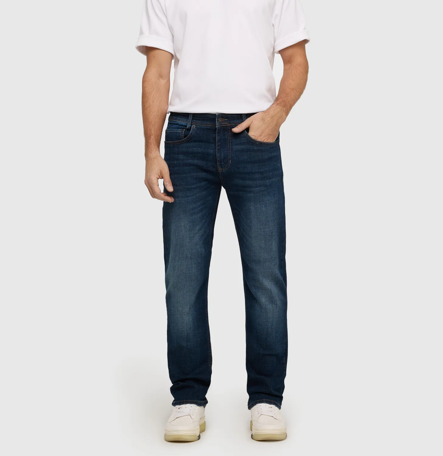 MAC Jeans Arne slim jeans mørkeblå stretch