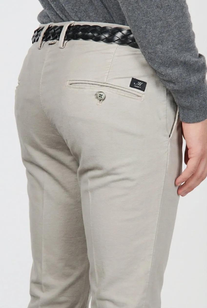 Mason's Torino chino fløjlsbukser grå slim fit