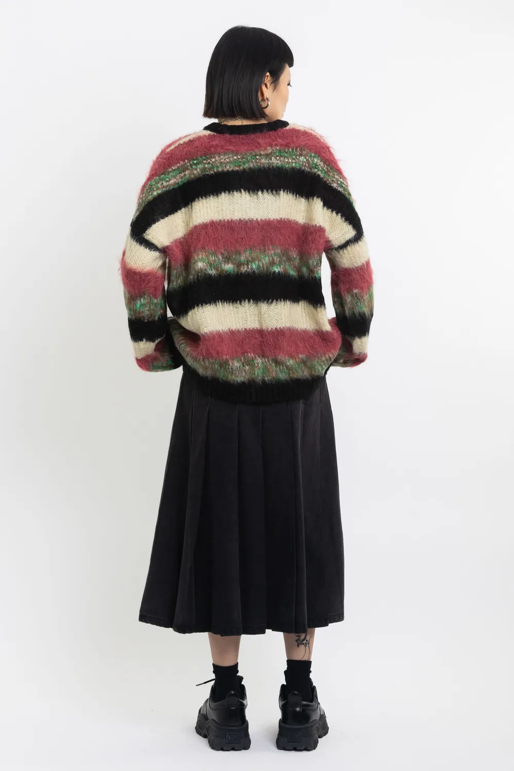 The Ragged Priest Pulse Stripe striktrøje oversize stribet
