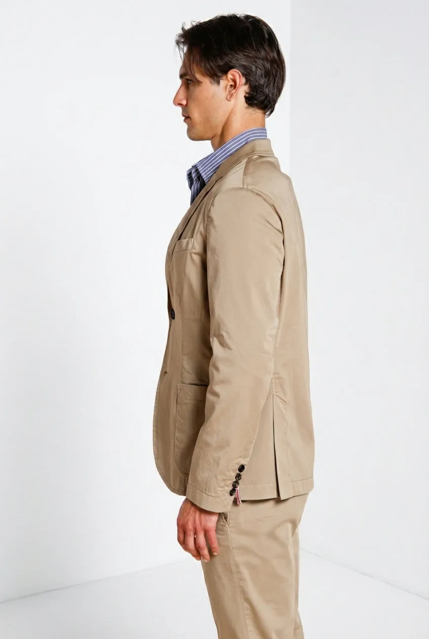 Mason's Da Vinci Travel blazer khaki stretch