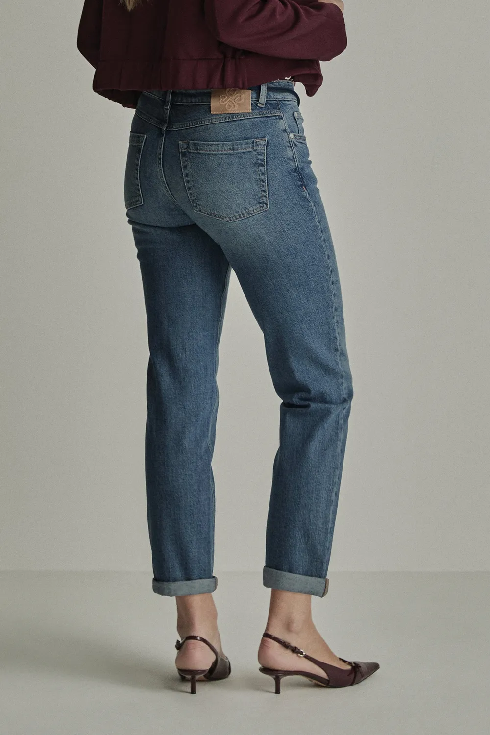 Para Mi Bobby jeans used air blue - løs pasform