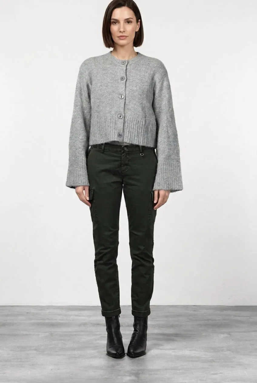 Mason's Chile City cargobukser mørkegrøn slim fit