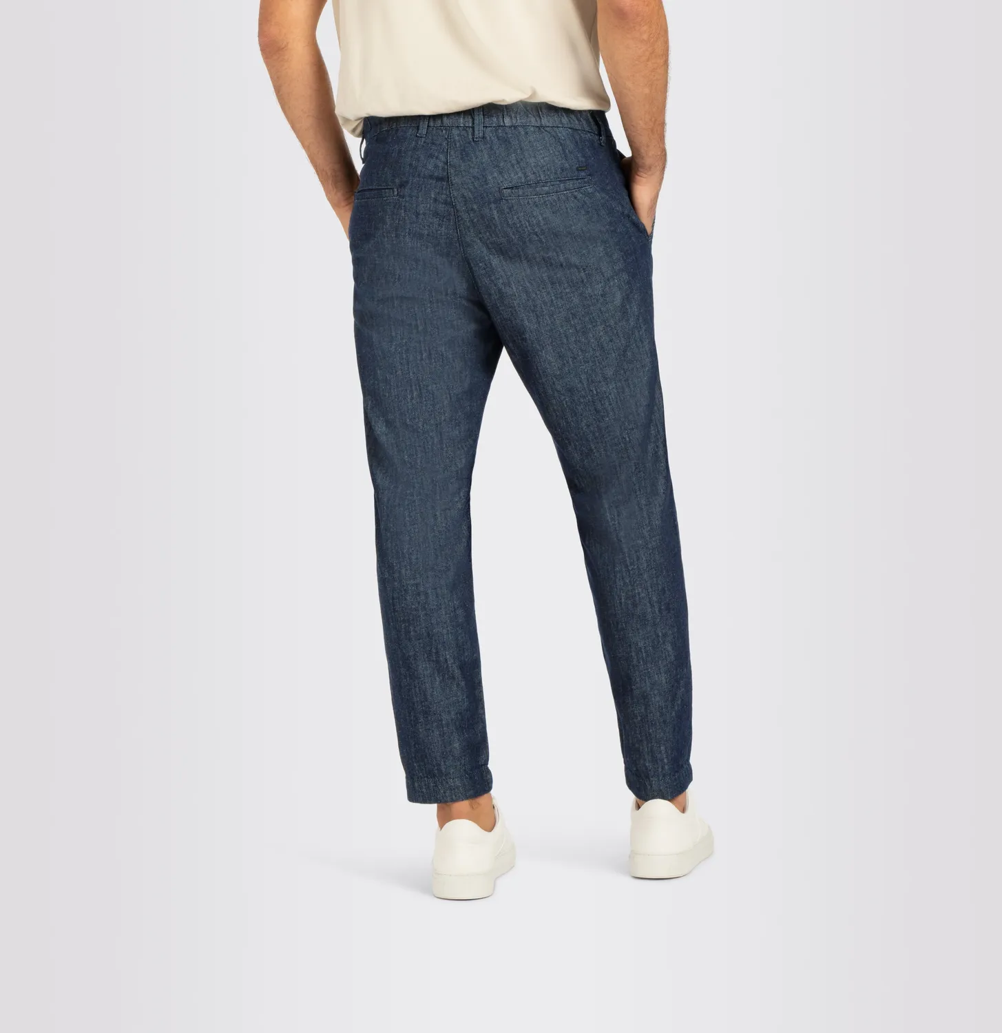 MAC Dean tapered jeans mørkeblå stretch