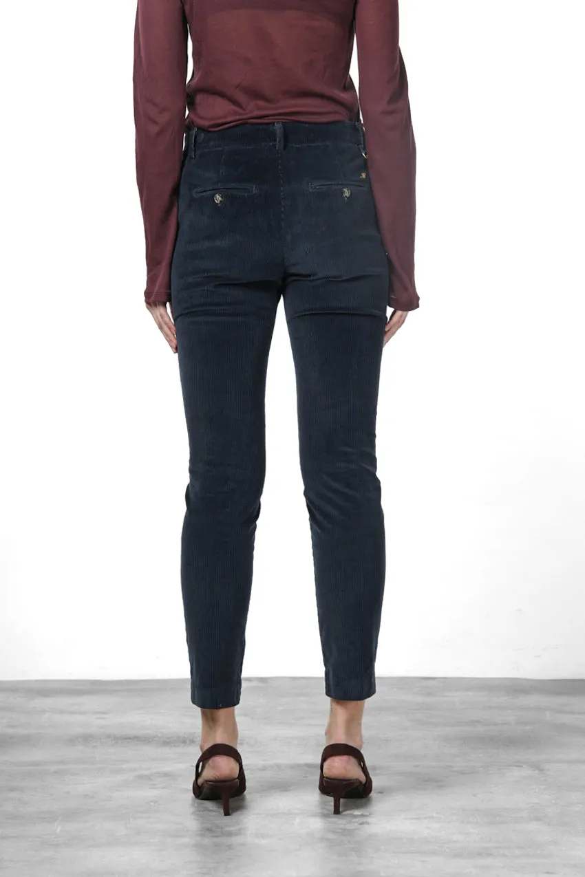 Mason's New York Slim fløjl bukser navy slim cord