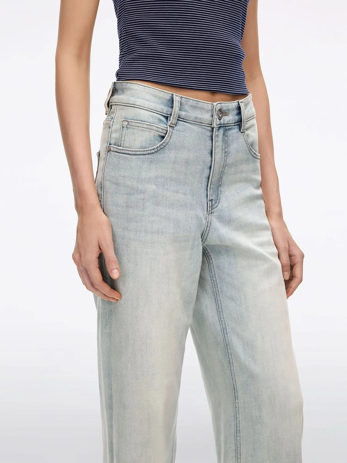 Miss Sixty Straight-Leg jeans lyseblå stretch 30