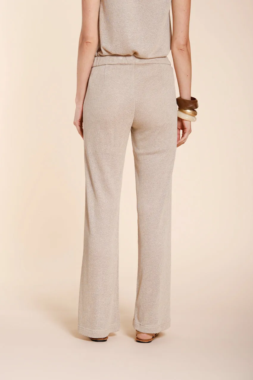 Mason's Easy Straight joggerbukser beige viskose