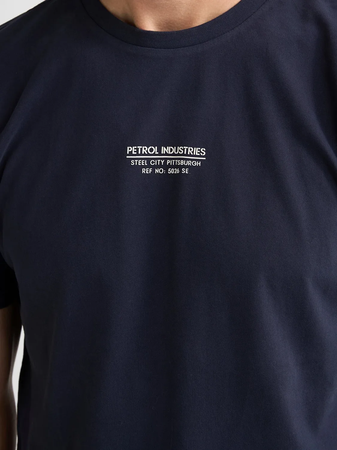 Petrol Industries Foster T-shirt royal navy bomuld