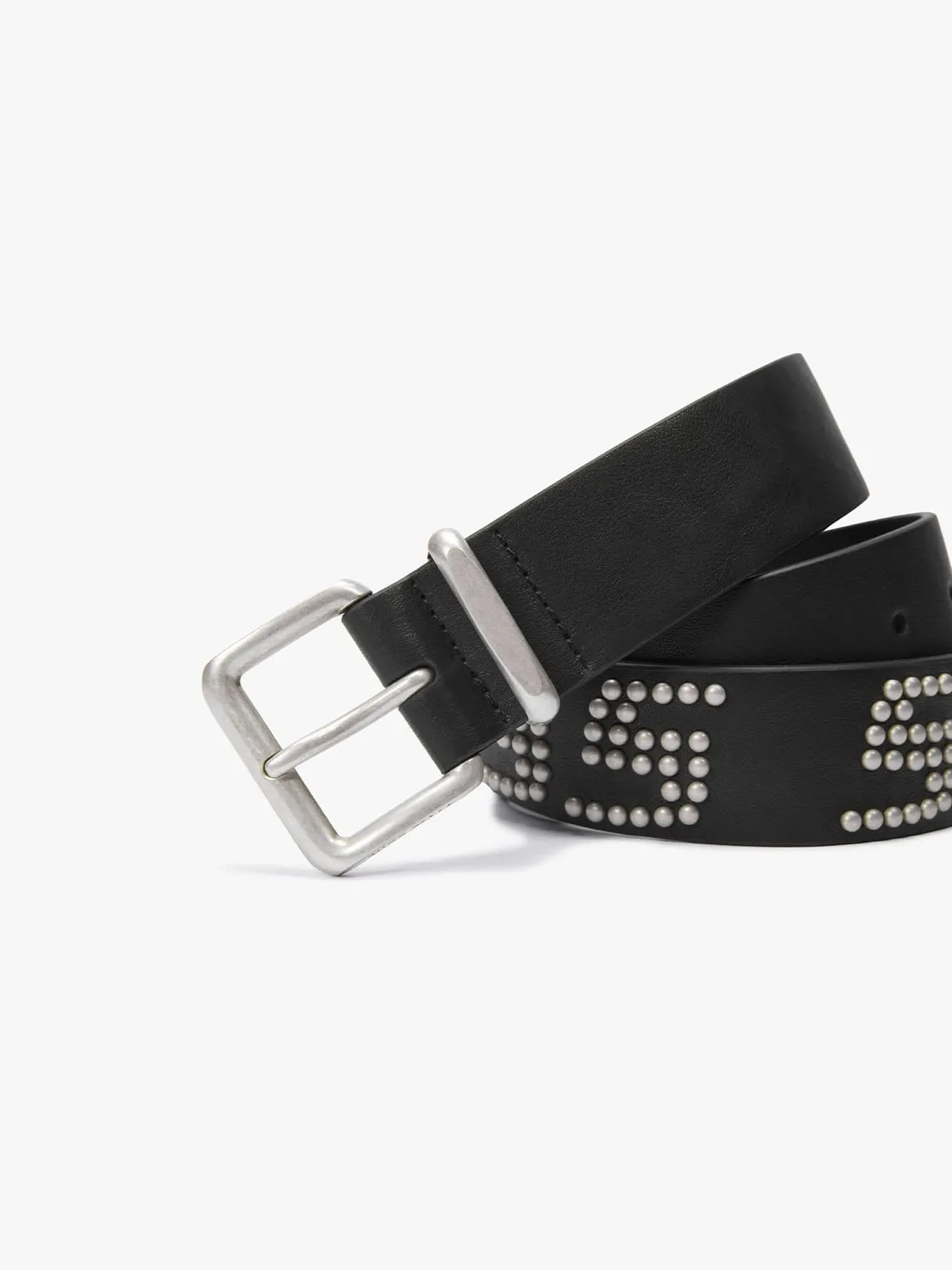Miss Sixty Studded Bælte sort læder nitter