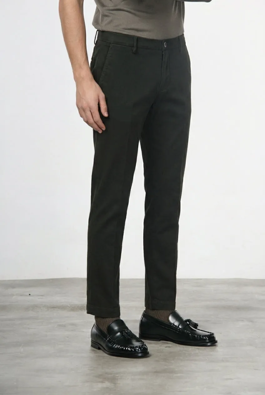 Mason's Milano chinos mørkegrøn extra slim