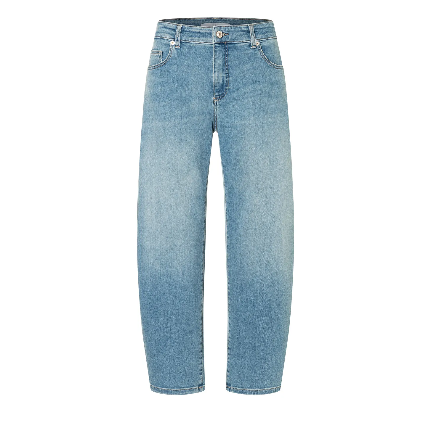 MAC Danni jeans mellemblå barrel fit