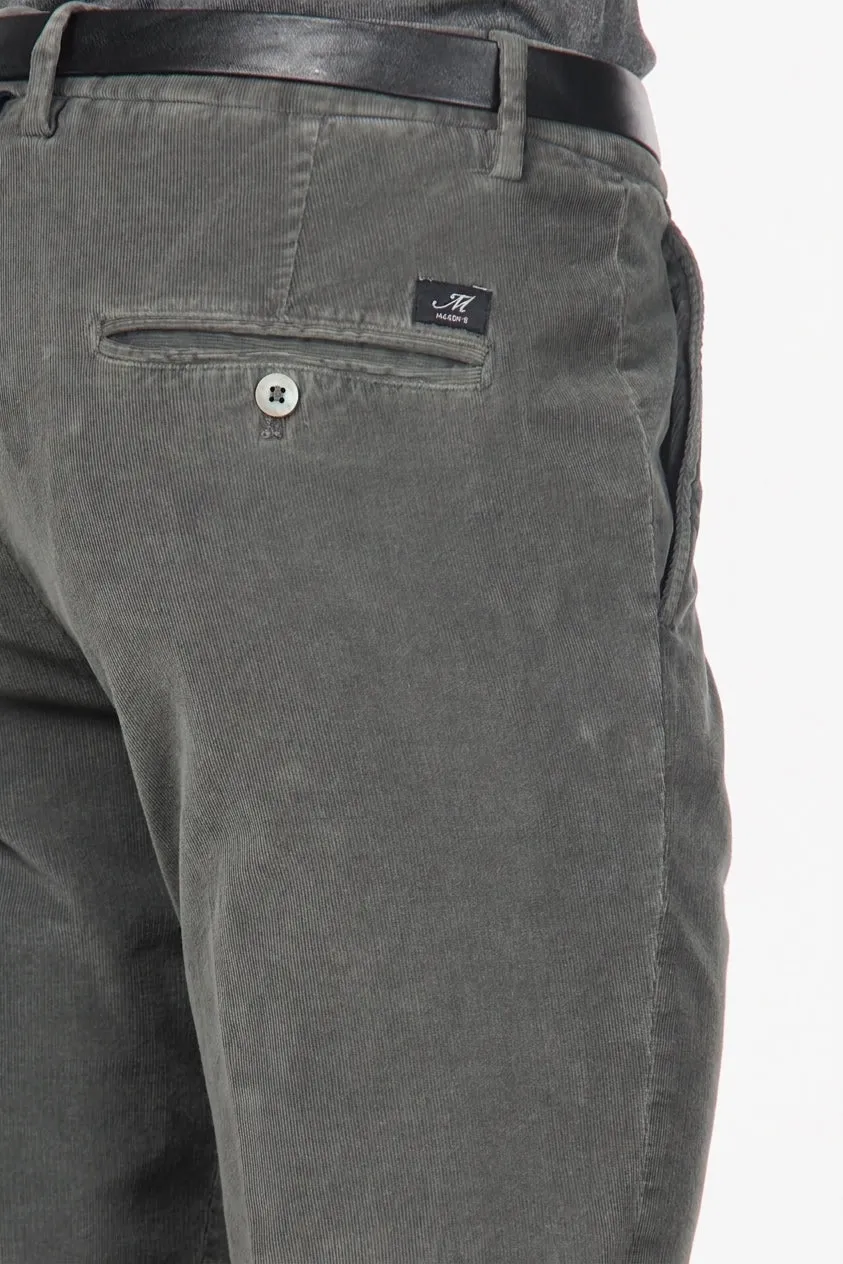 Mason's Torino chinos mørkegrå slim fløjl