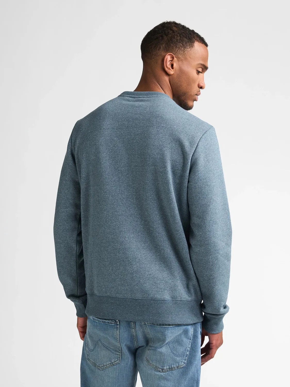 Petrol Industries Steelmont sweatshirt meleret bomuld