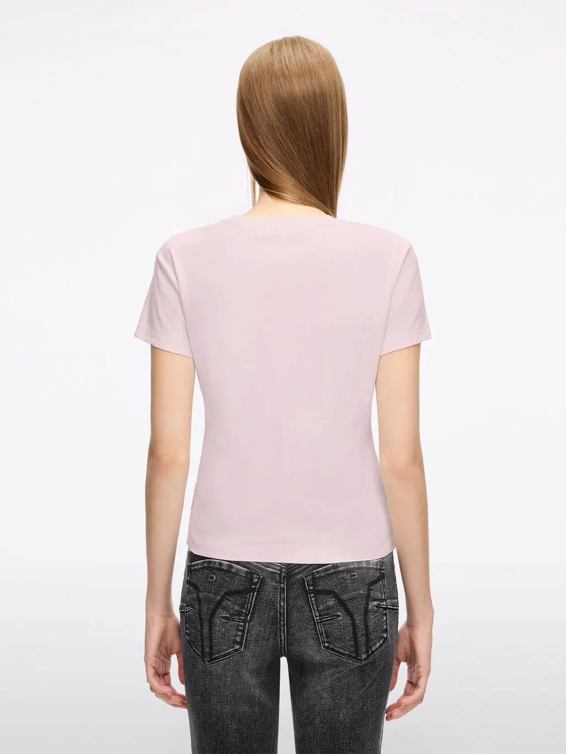 Miss Sixty printed t-shirt light pink