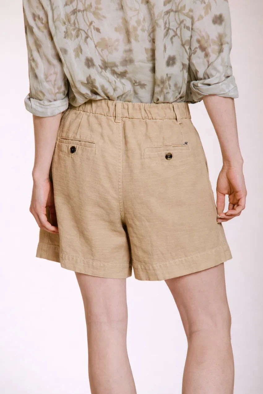 Mason's Dallas dame cargo bermuda latte relaxed bomuld