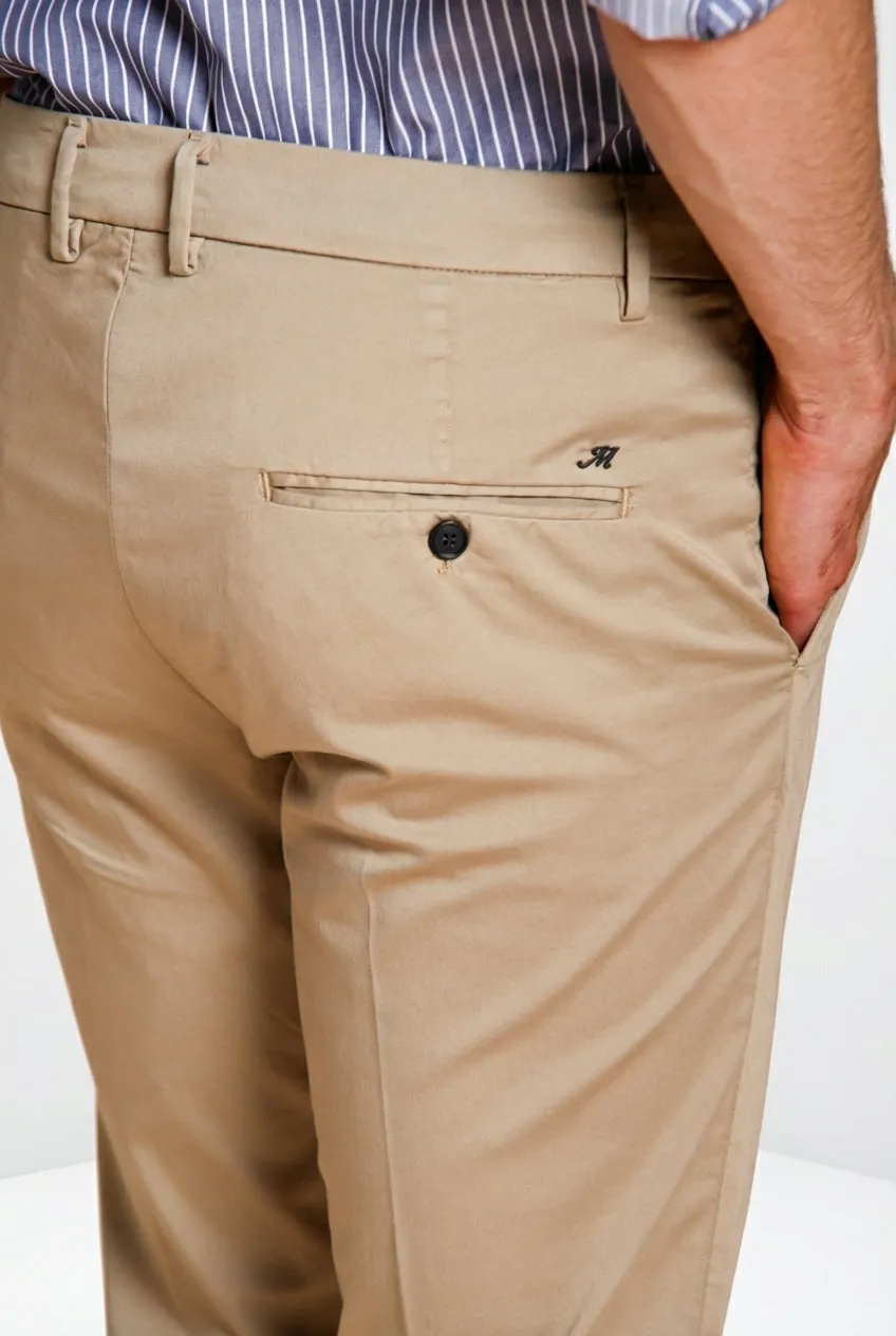 Mason's Torino Travel chinobukser kaki slim fit stretch
