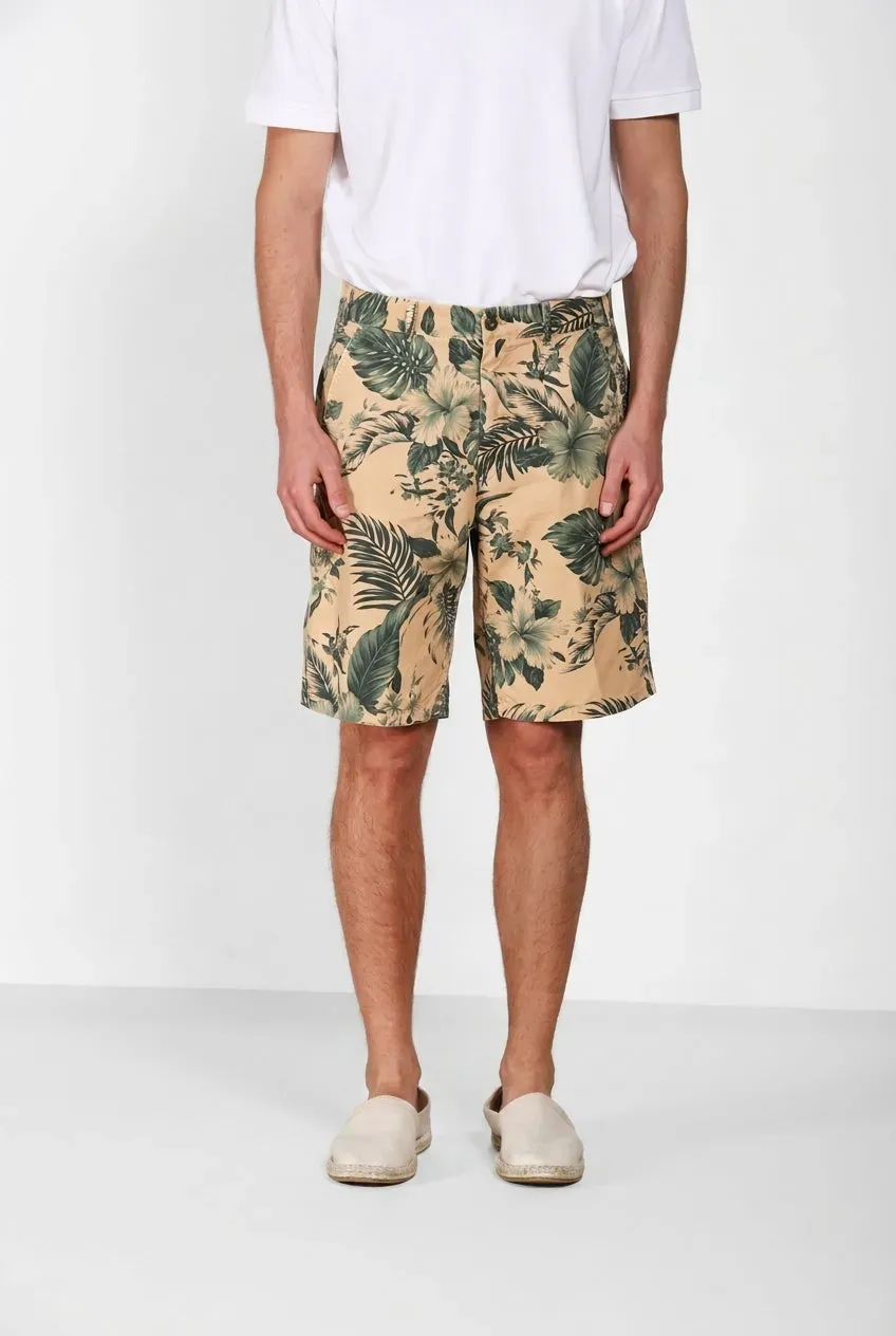 Mason's Denver M74 cargo bermudashorts kaki hawaii