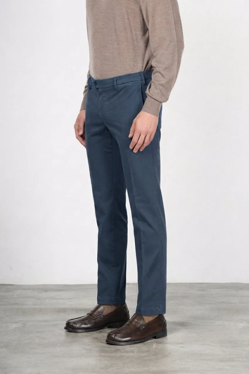 Mason's New York chino bukser royal blå stretch regular