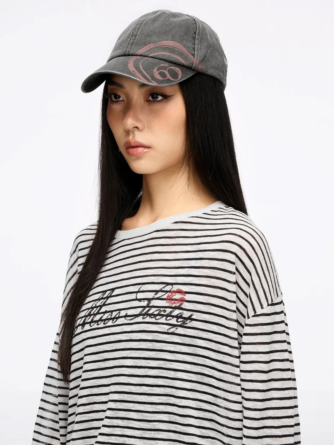 Miss Sixty baseball cap grågrøn logo