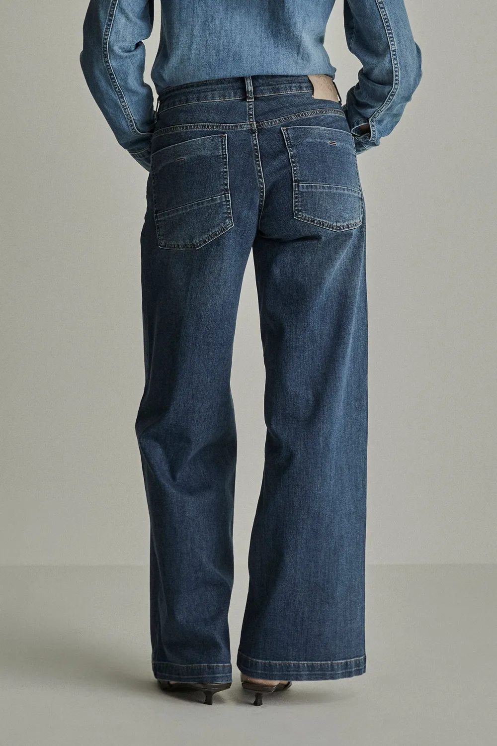Para Mi Cloë High Waist jeans faded blue extra wide