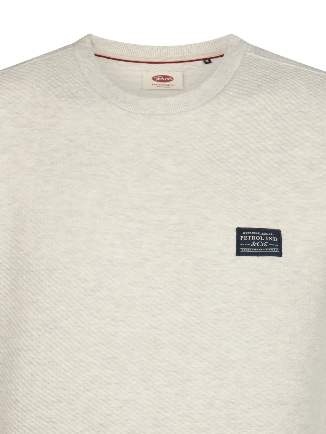 Petrol Industries Ironwall sweater rund hals bomuldsmix