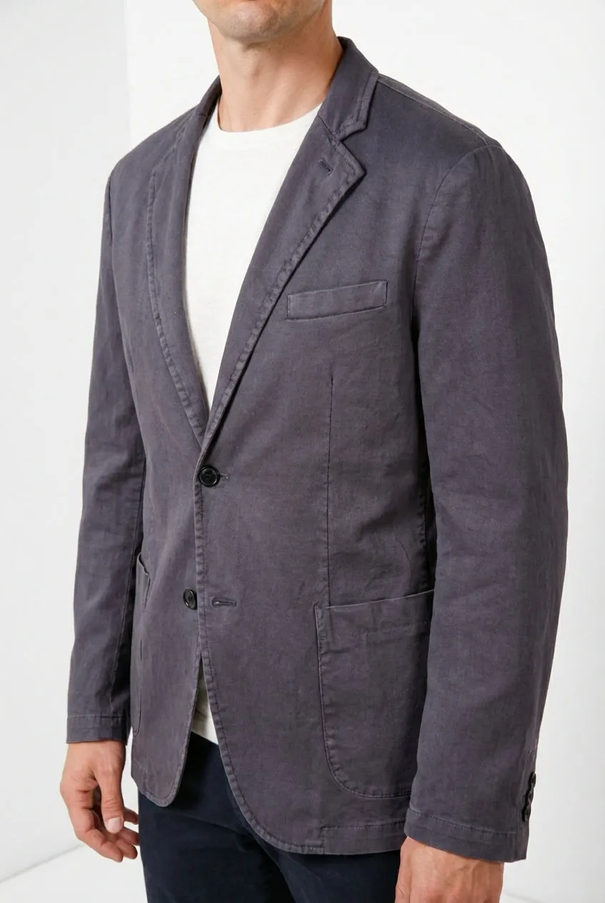 Mason's Da Vinci blazer lyseblå hørbomuld