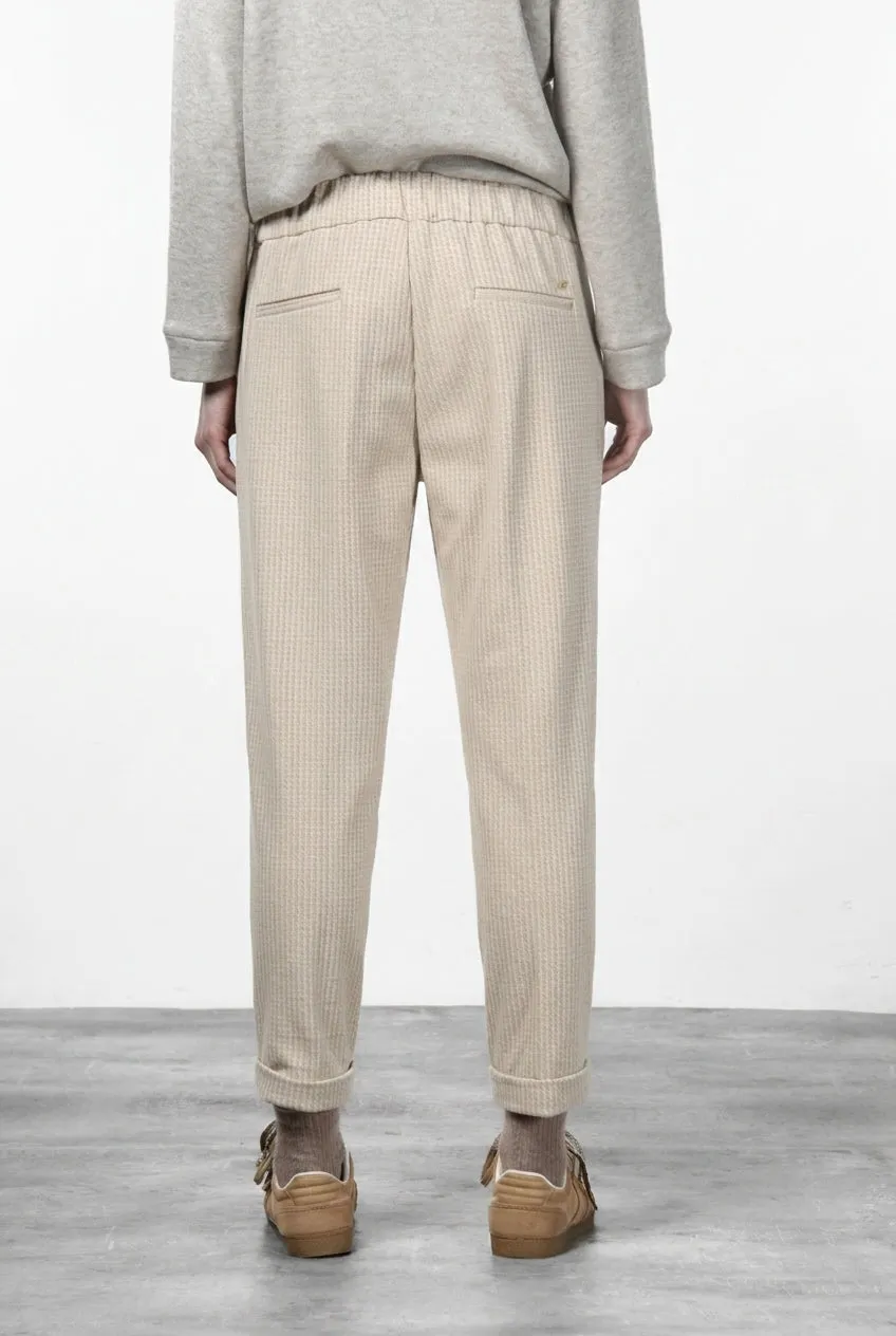Mason's Easy Jogger chino bukser relaxed beige jersey