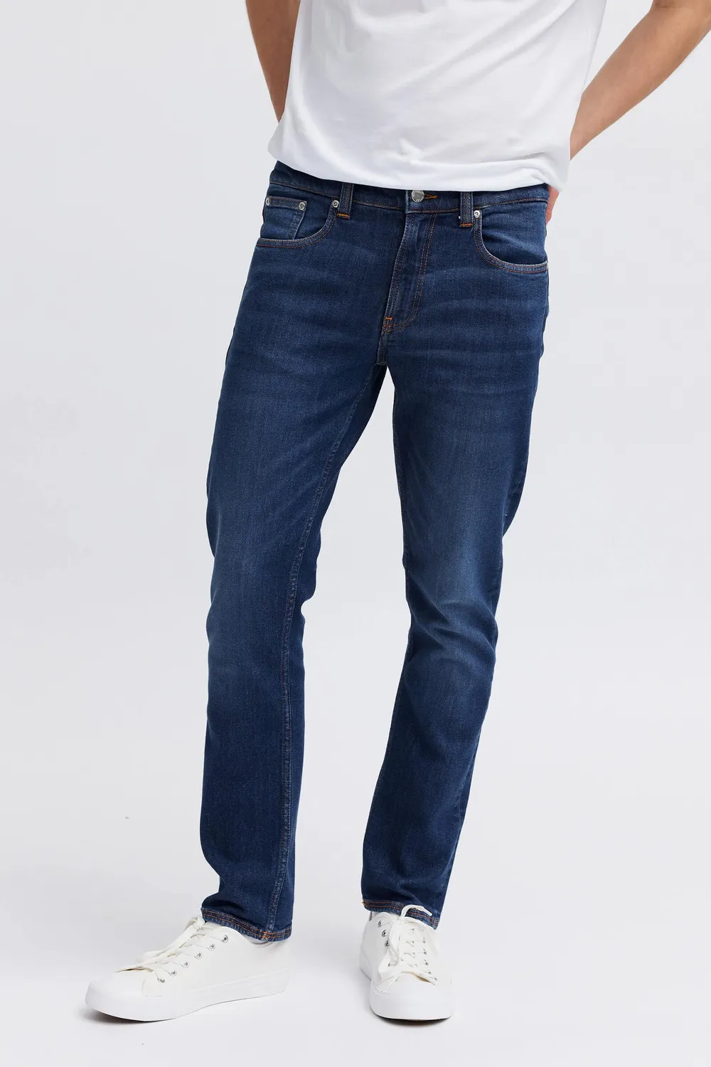 Organsk Level Tonic Blues slim jeans deep blue stretch