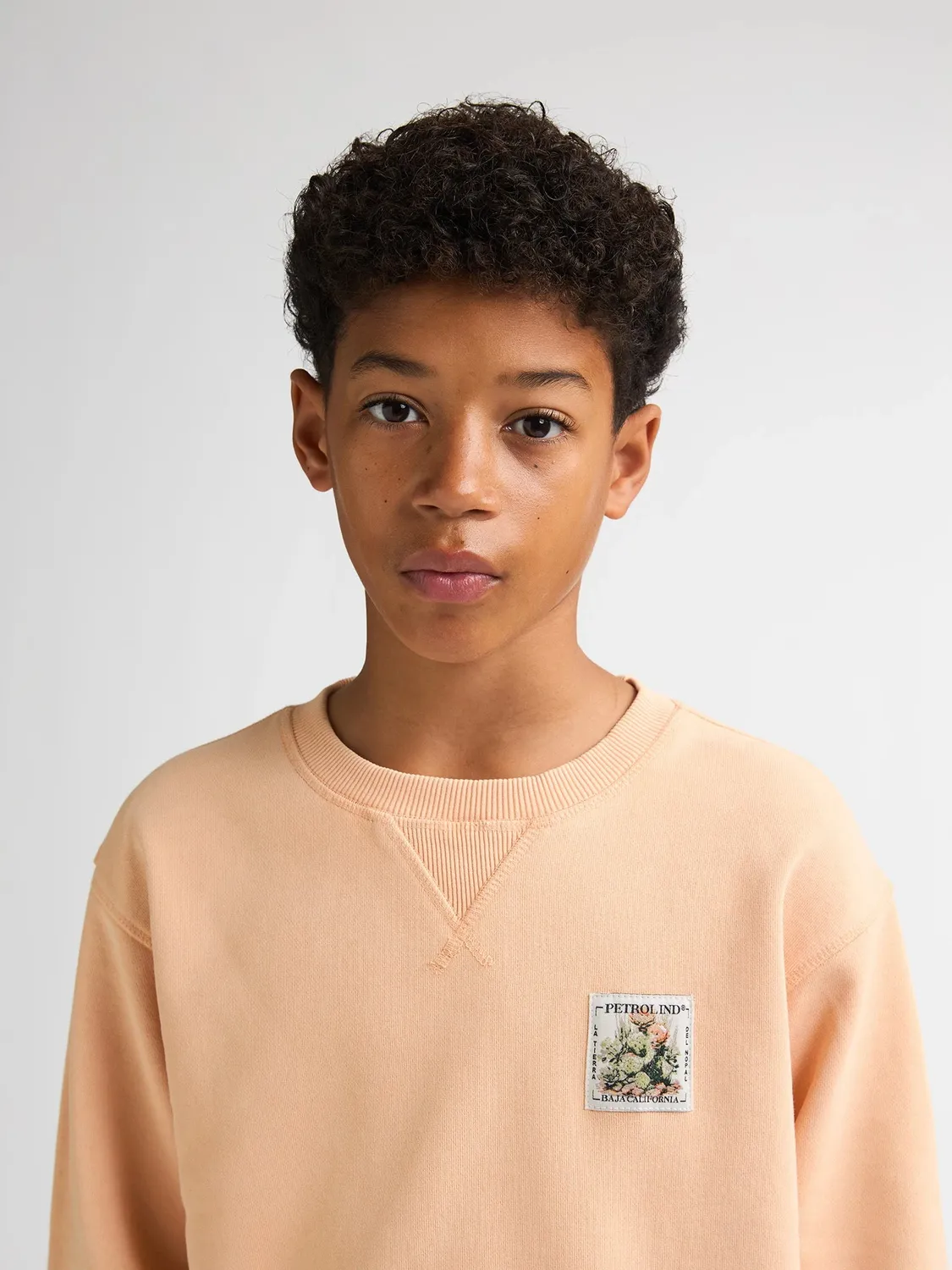 Petrol Industries Ranchero sweater Tropical Orange til drenge