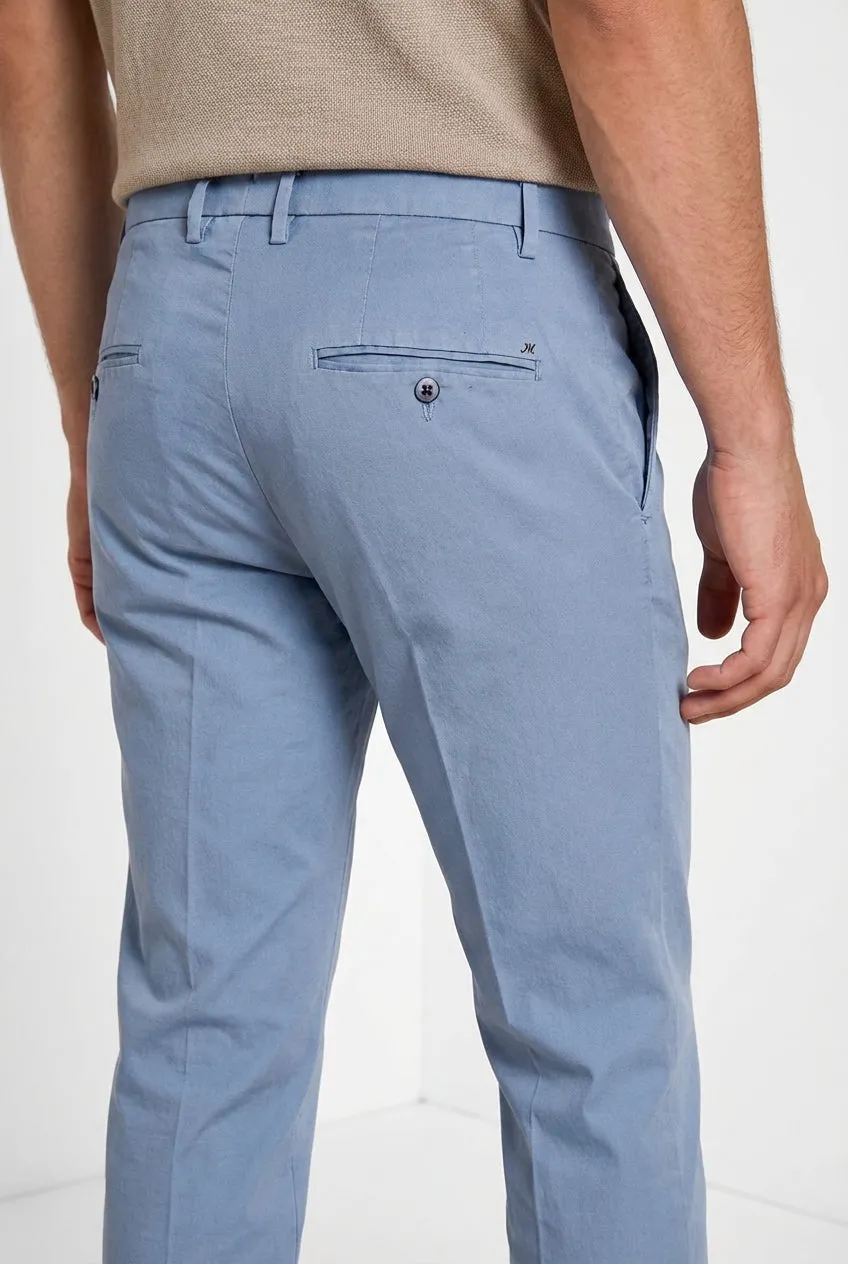 Mason's New York chinos lyseblå regular fit