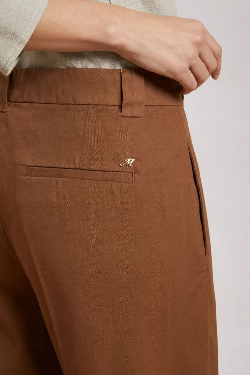 Mason's Brigitte chino shorts lysebrun hør