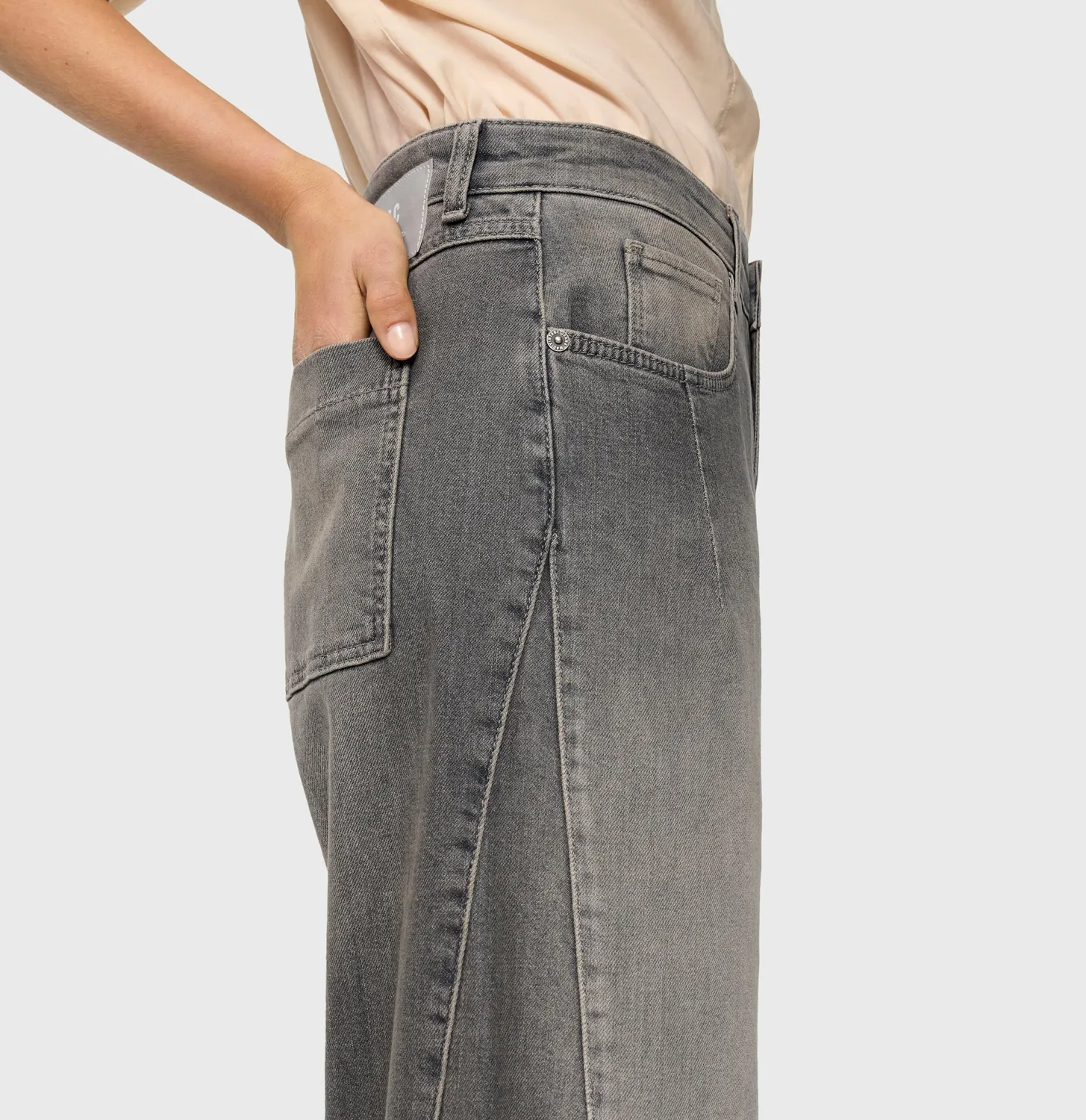 MAC Colorado Barrel 3151-90-0333 jeans grå barrel fit