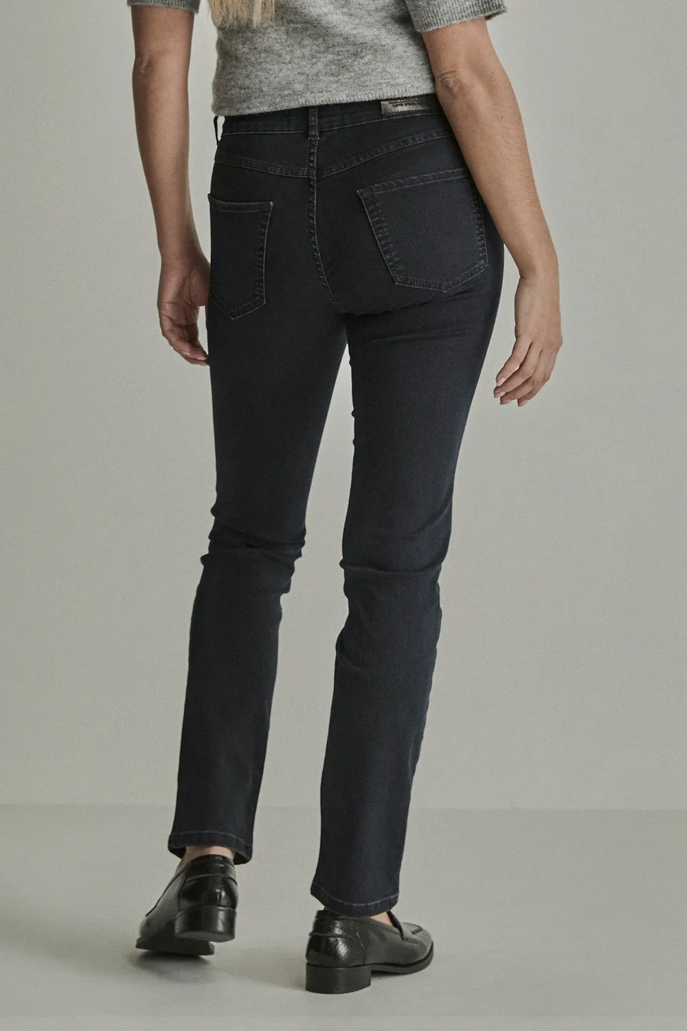 Para Mi Angie jeans Midnight Dark slim high waist