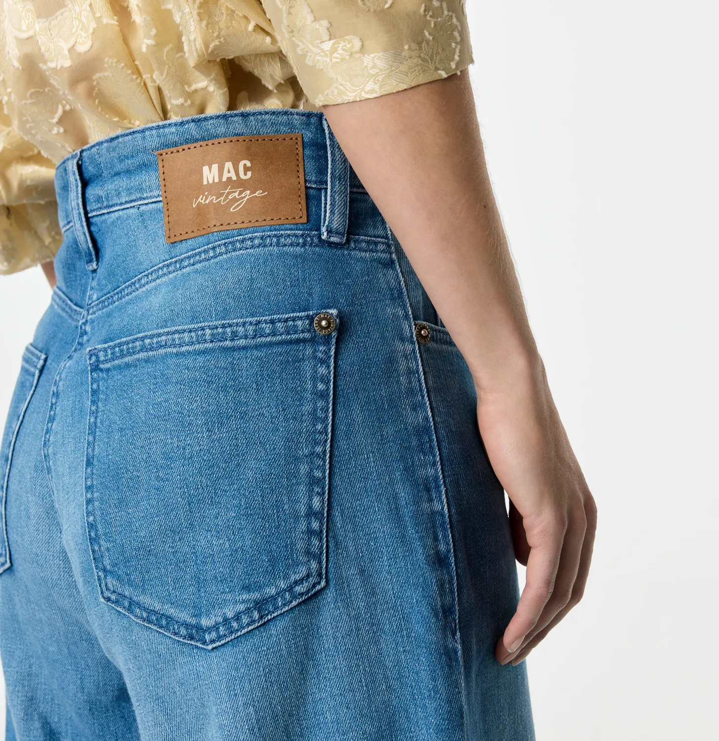 MAC Jeans Dakota Barrel jeans blå vintage