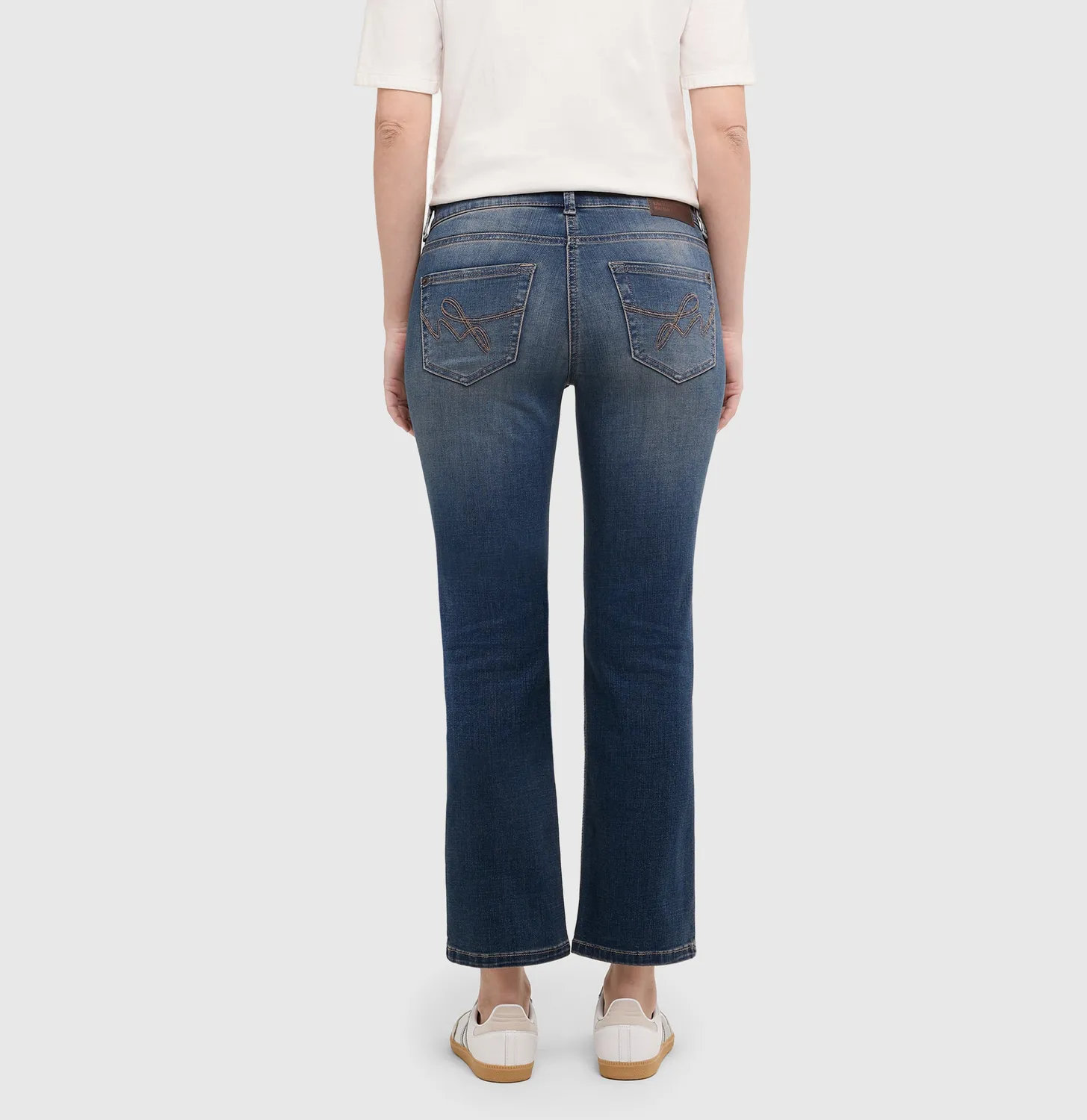 MAC Carrie 5954-90-0389L jeans mellemblå slim fit