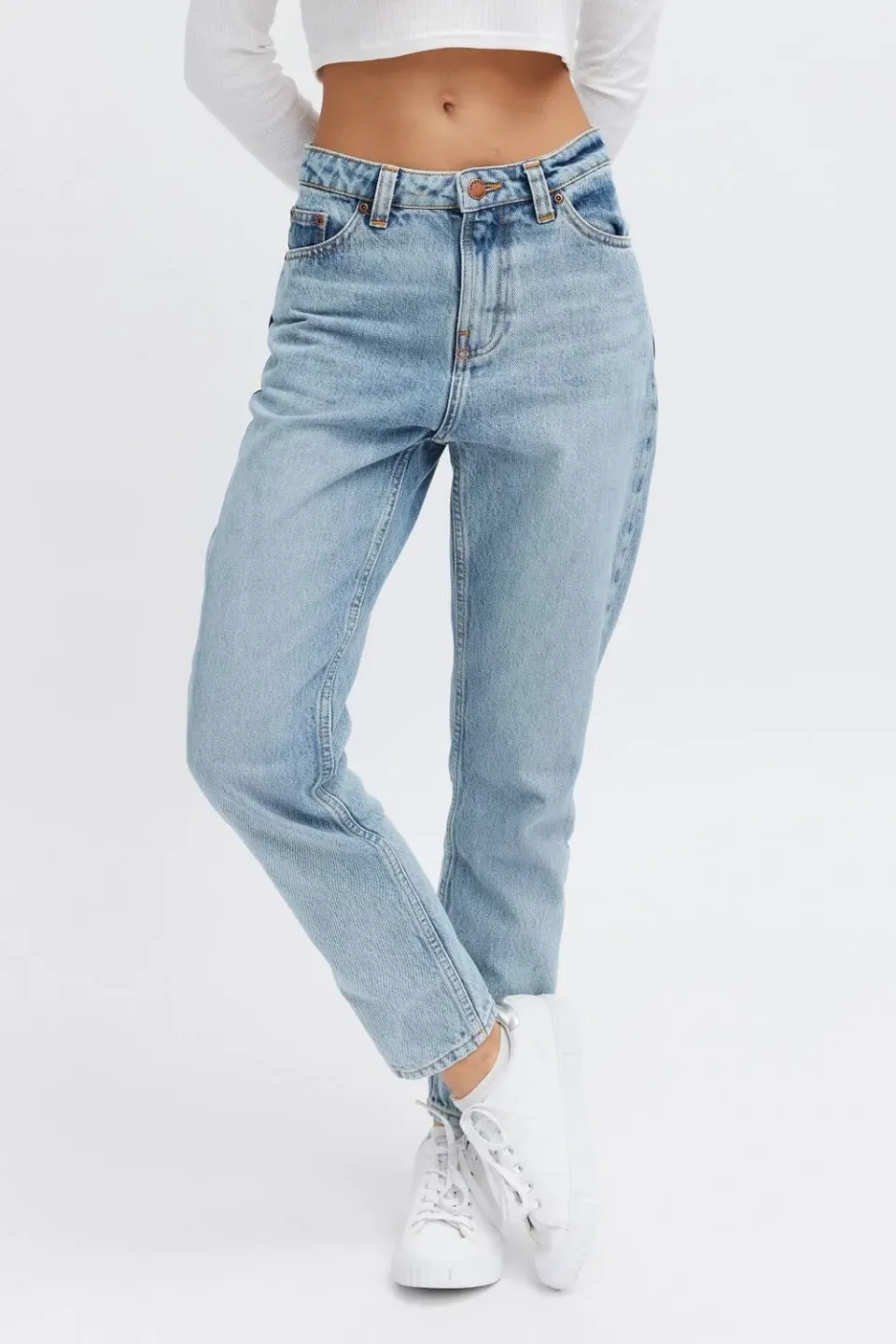 Organsk Oxygen Shorty Clean Revolution jeans lys