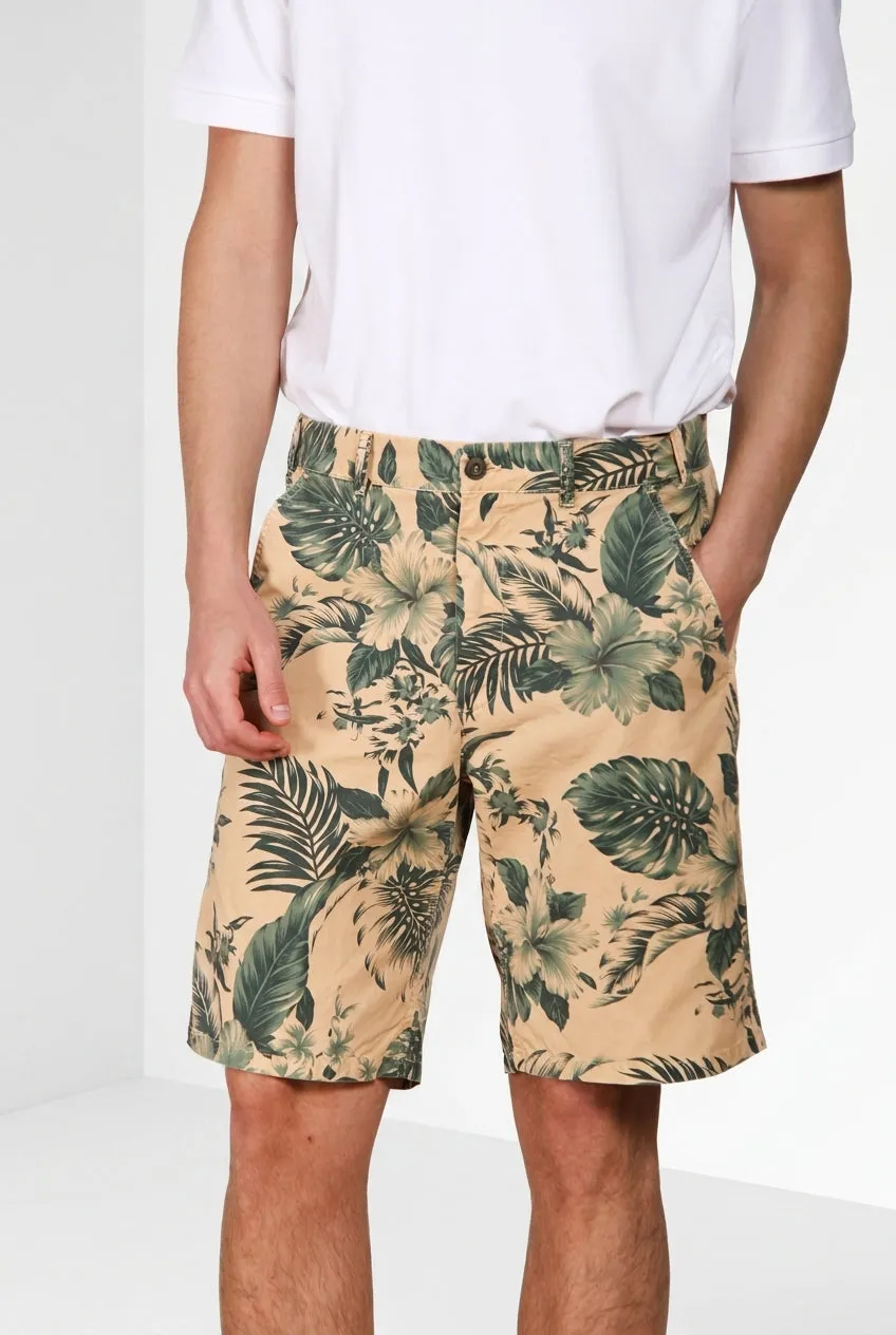 Mason's Denver M74 cargo bermudashorts kaki hawaii
