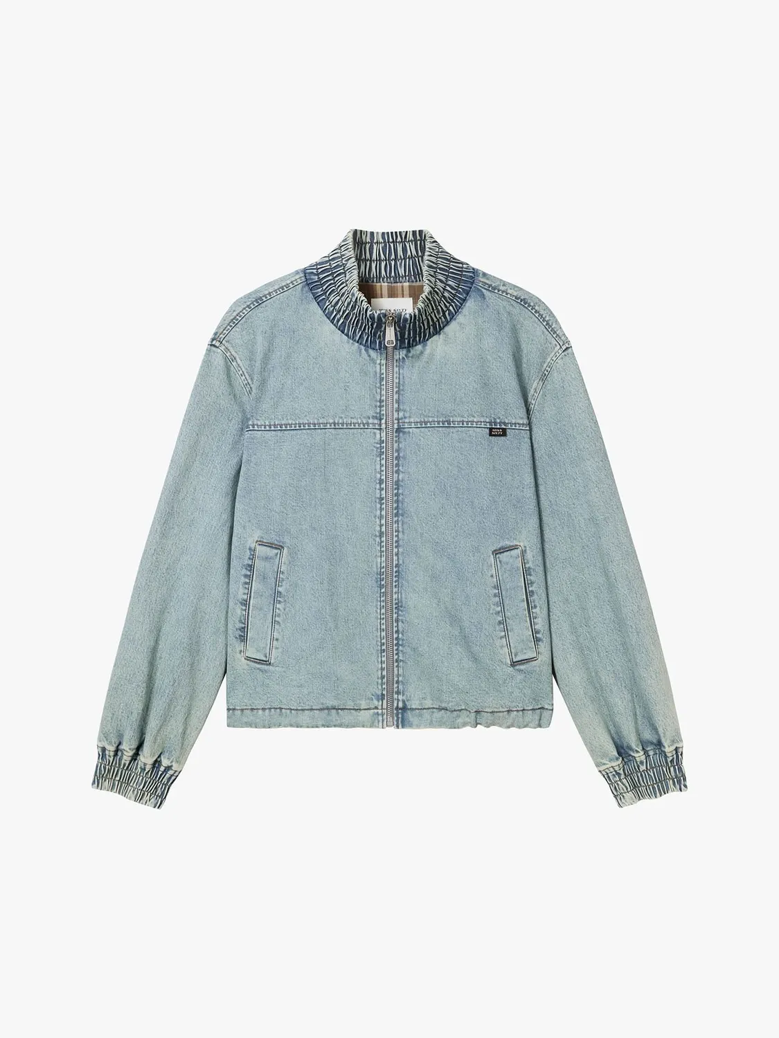 Miss Sixty Rhinestone denimjakke blå vinger XS-L
