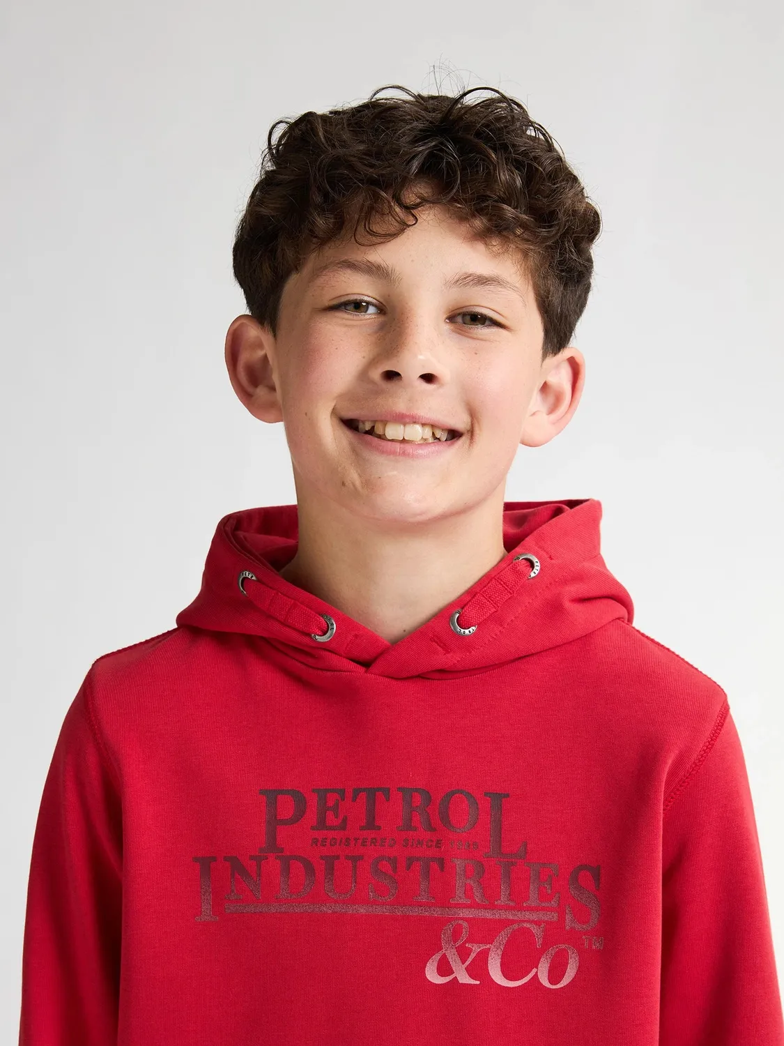 Petrol Industries Artwork Wenatchee hoodie Bullseye Red børn